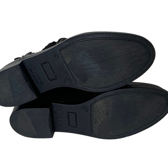 Aldo, Black Patten rubber rain boot bootie, Size 9 - Picture 4 of 7